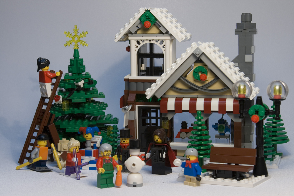 Lego bouw een kerk